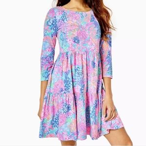 Lilly Pulitzer Geanna Dress in Splendor in the Sand size small